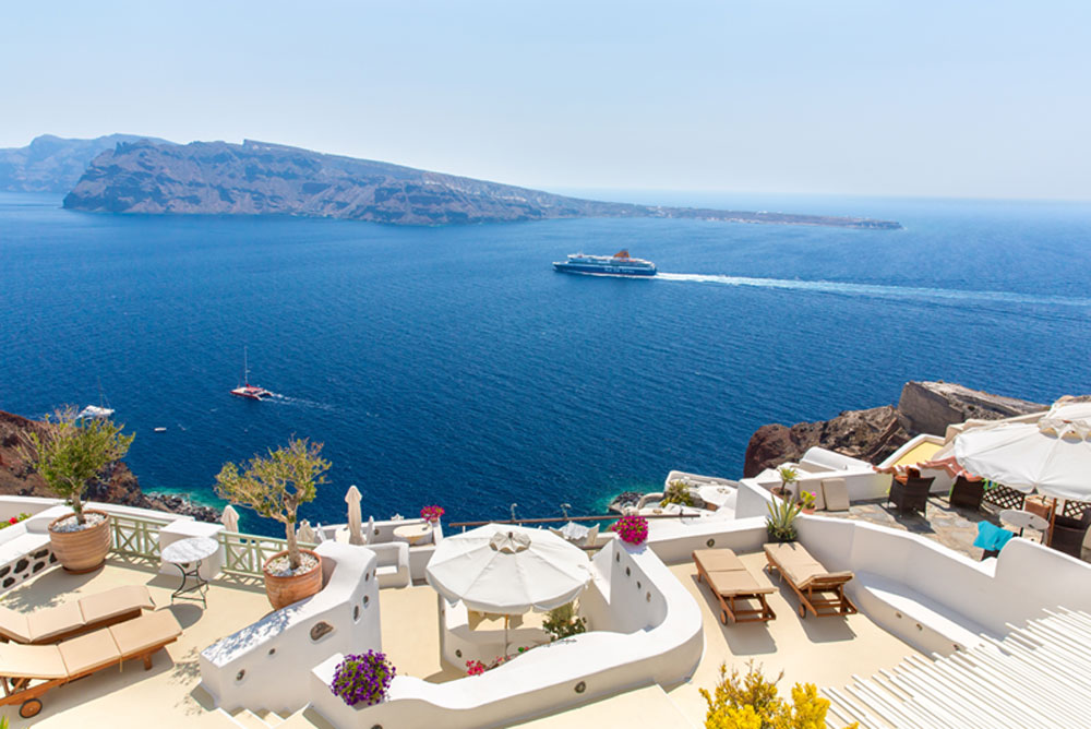 Santorini excursie vanaf Kreta is erg populair