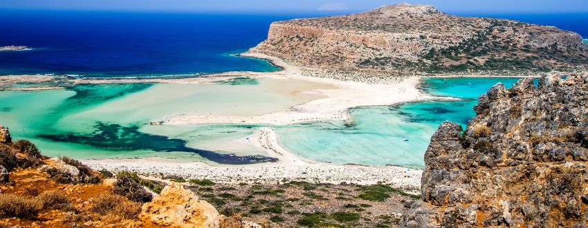 Balos Beach op Kreta nabij de plaats Kissamos